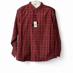 Vintage Lightweight Plaid Button Down Shirt‎